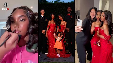 Diddy's Twin Daughters Had Professional Glam Squad For Their Senior Prom! 💃🏾