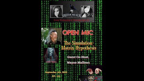 Open Discussion - The Simulation/Matrix Hypothesis -Guest Host Wayne Mallows
