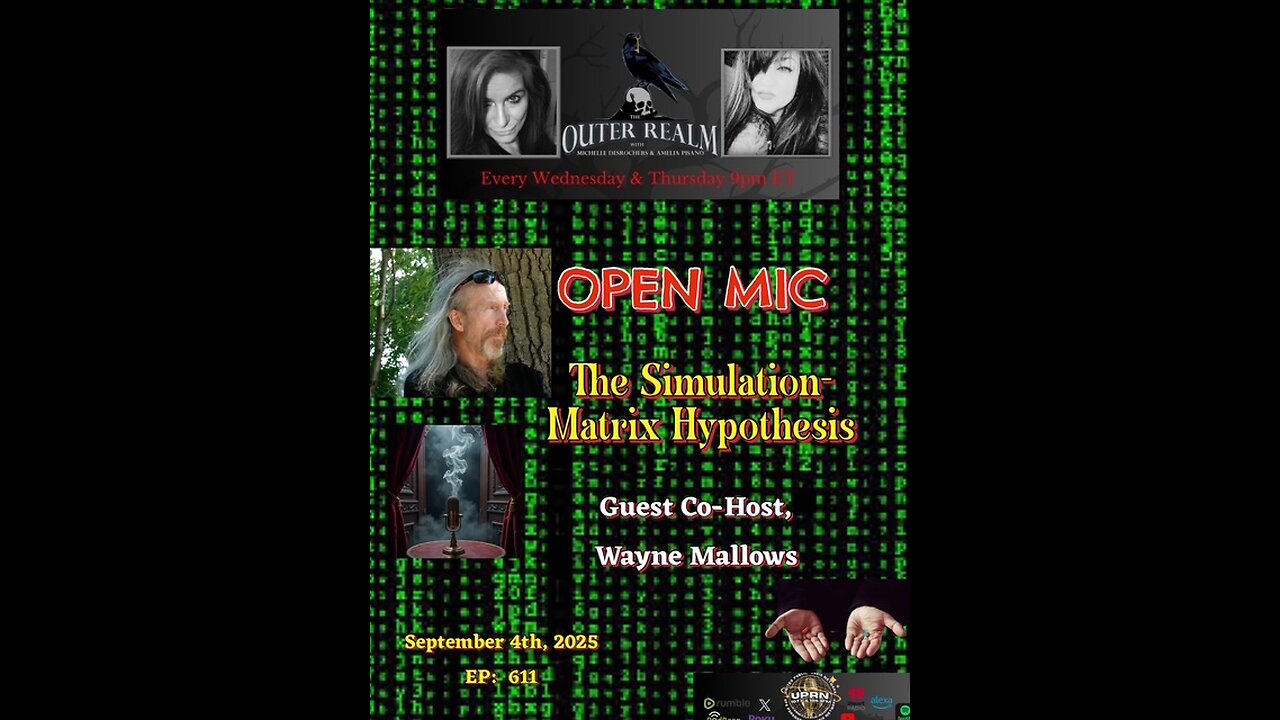 Open Discussion - The Simulation/Matrix Hypothesis -Guest Host Wayne Mallows
