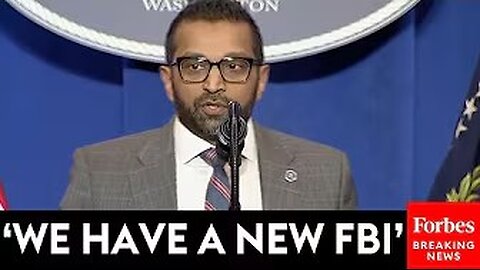 JUST IN: FBI Director Kash Patel