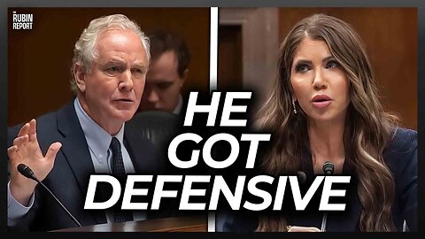 Democrat Gets Visibly Angry as His Trap for Kristi Noem Backfires