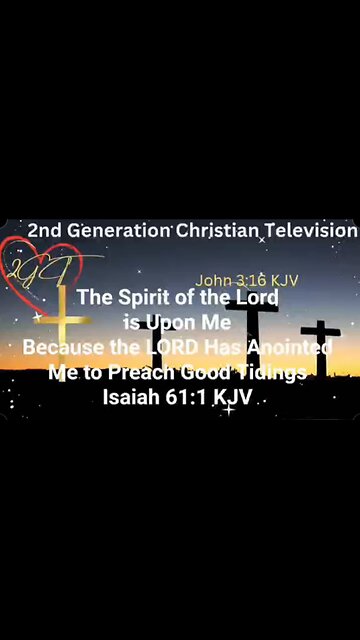 The Spirit of the Lord GOD is upon me because He anointed me preach good tidings Isaiah 61:1 KJV