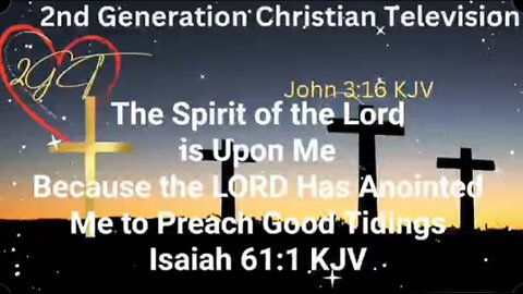 The Spirit of the Lord GOD is upon me because He anointed me preach good tidings Isaiah 61:1 KJV