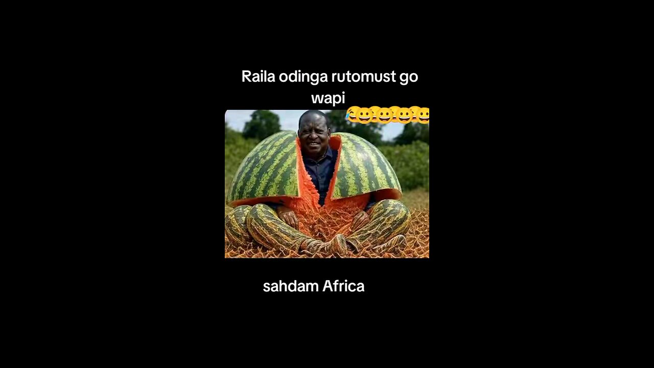 Water melon man