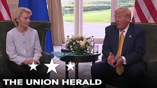 President Trump Meets with EU President von der Leyen