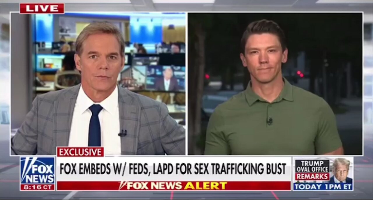 Fox embeds with feds/LAPD for sex trafficking bust