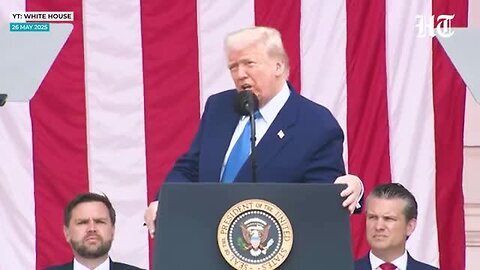 Full_Event__Trump_Honours_Fallen_Troops_Amid_Bid_To_End_Wars__Arlington__Memorial_Day__Russia,Israel