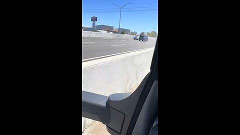Car losing control on highway