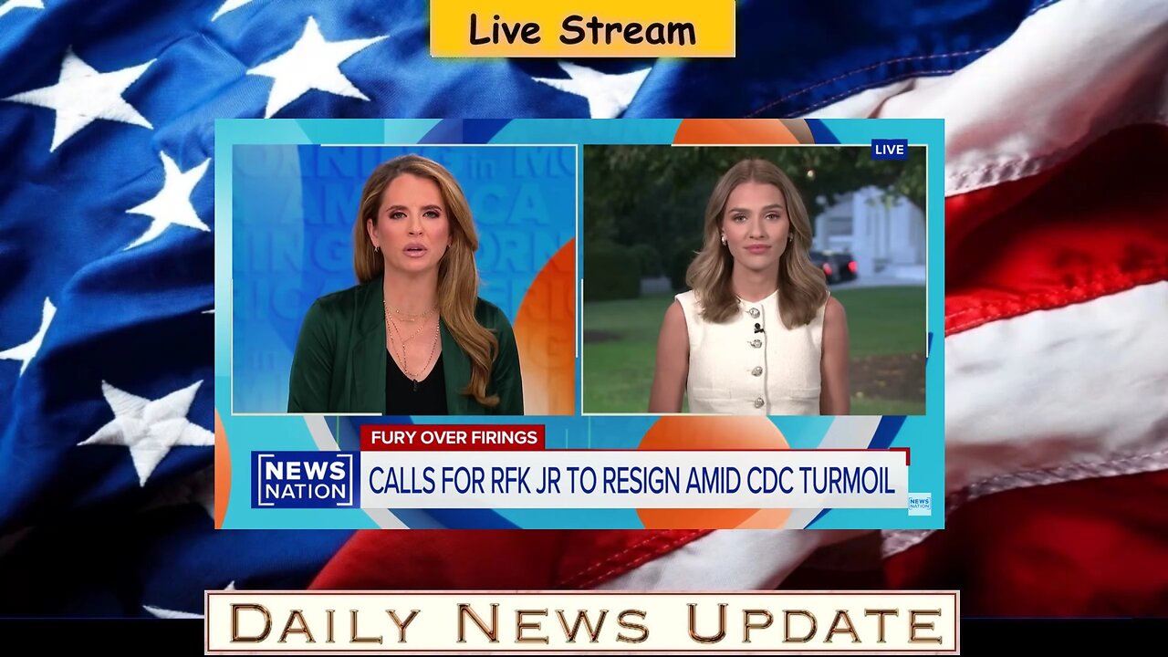 x456c: NewsNation - RFK Jr. faces calls to resign after CDC boss Susan Monarez fired