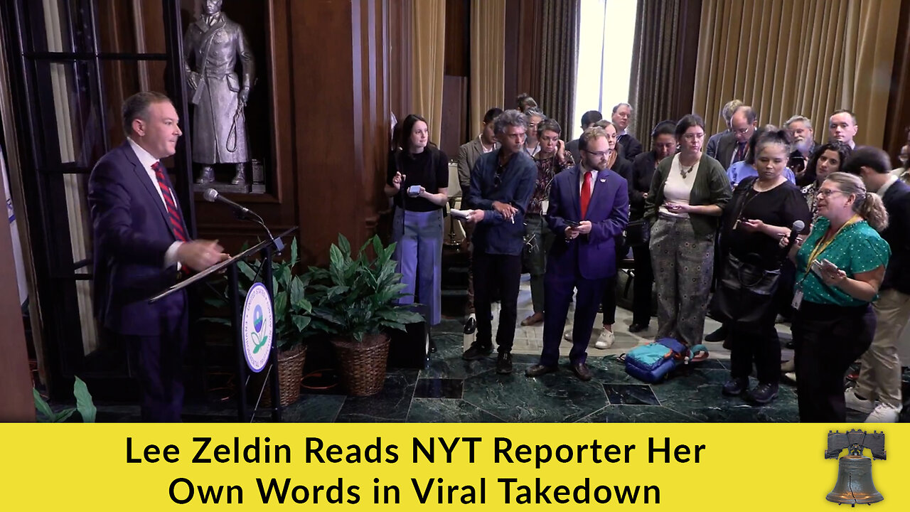 Lee Zeldin Reads NYT Reporter Her Own Words in Viral Takedown
