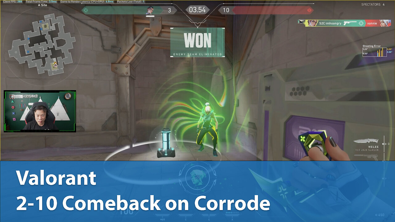 2-10 Comeback on Corrode | Competitive 1W-2L | Valorant