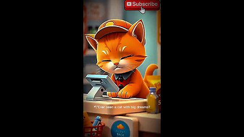 Cat Falls Asleep at Work and Dreams of Playing PS5 Like a Pro!"