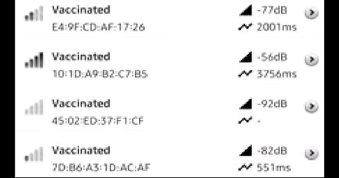 VACCINATED BLUETOOTH MAC ADDRESSES AT THE AIRPORT FULL OF PEOPLE 🧐