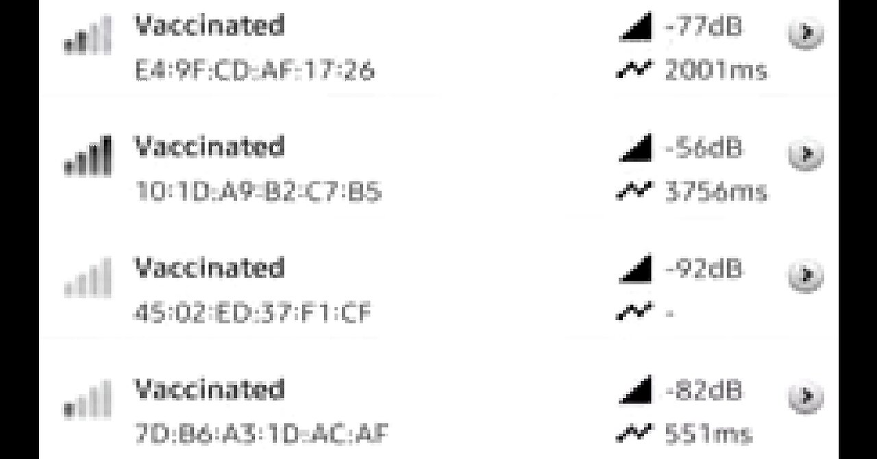 VACCINATED BLUETOOTH MAC ADDRESSES AT THE AIRPORT FULL OF PEOPLE 🧐