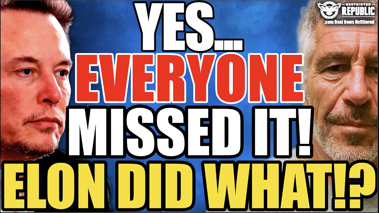 What Elon Musk Did Moments Before DOJ Released Epstein Firestorm Says EVERYTHING You Need to Know!
