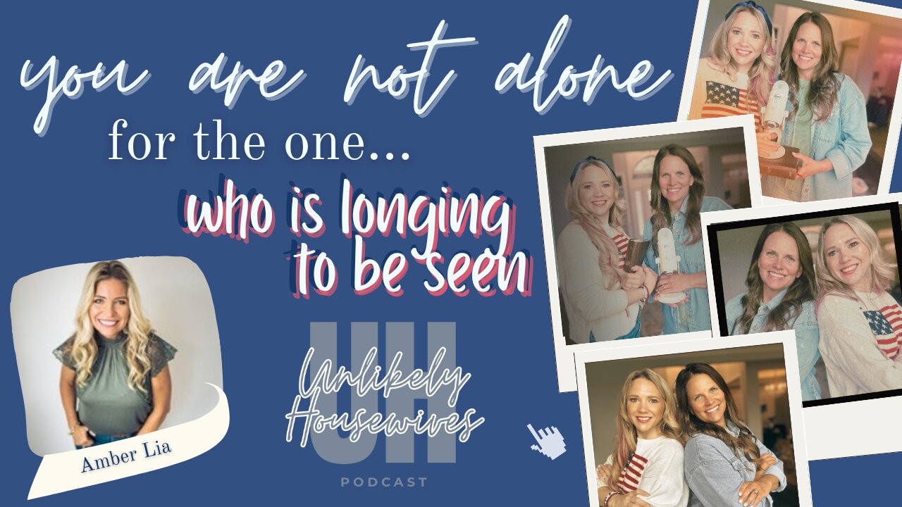 For the One...Who is Longing to Be Seen