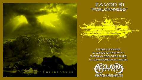 ZAVOD 31 – “Forlornness” - Dark Ambient/Dungeon Synth