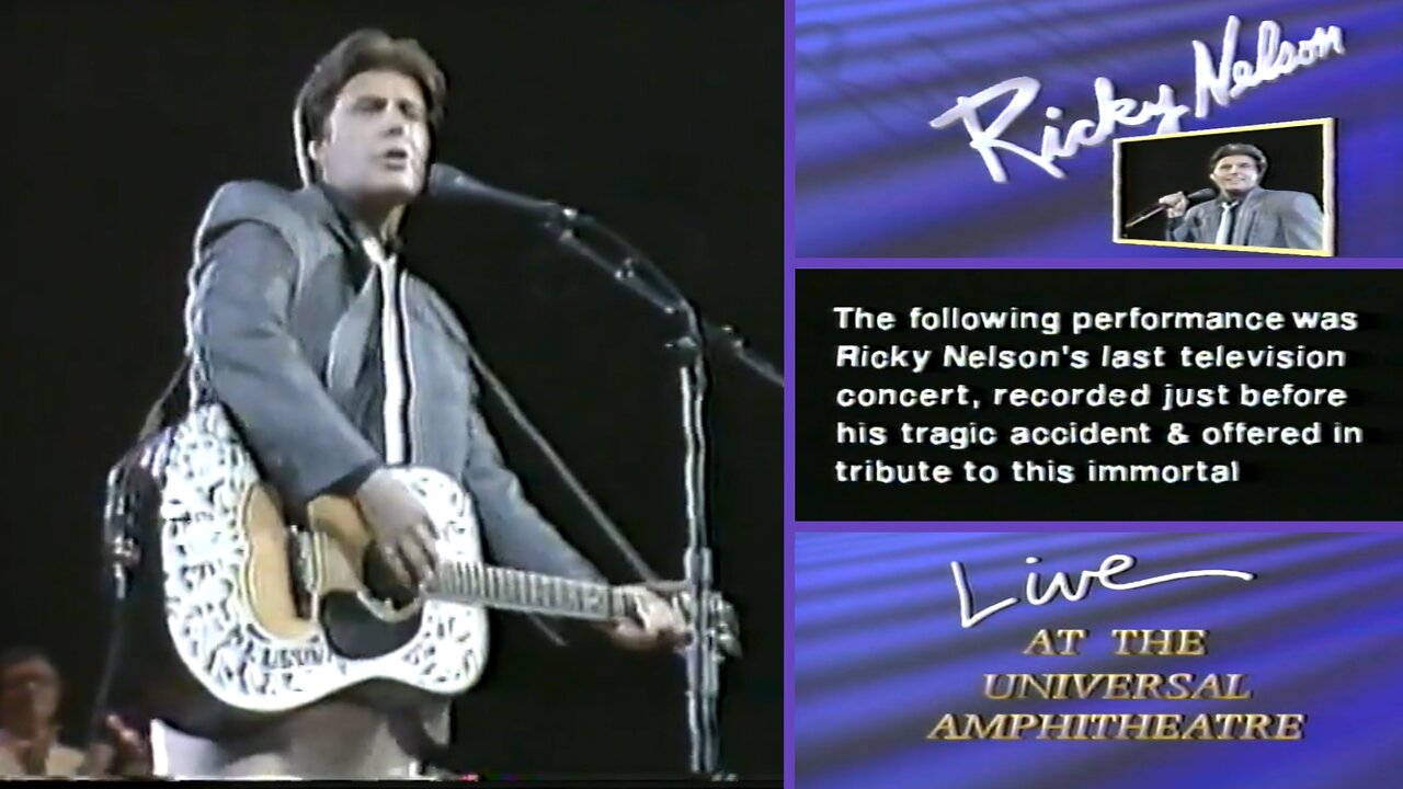 Ricky Nelson's Final Performance – Hours Before Tragedy Last Concert Live 1985