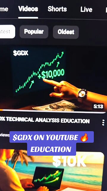$GDX ON YOUTUBE 🔥