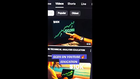 $GDX ON YOUTUBE 🔥