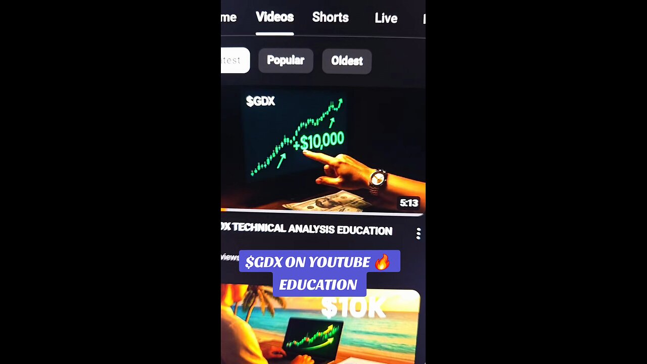 $GDX ON YOUTUBE 🔥