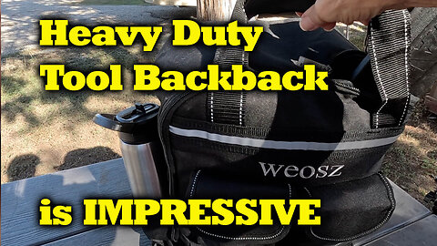 Heavy Duty Tool Backpack makes the hike to worksites easier