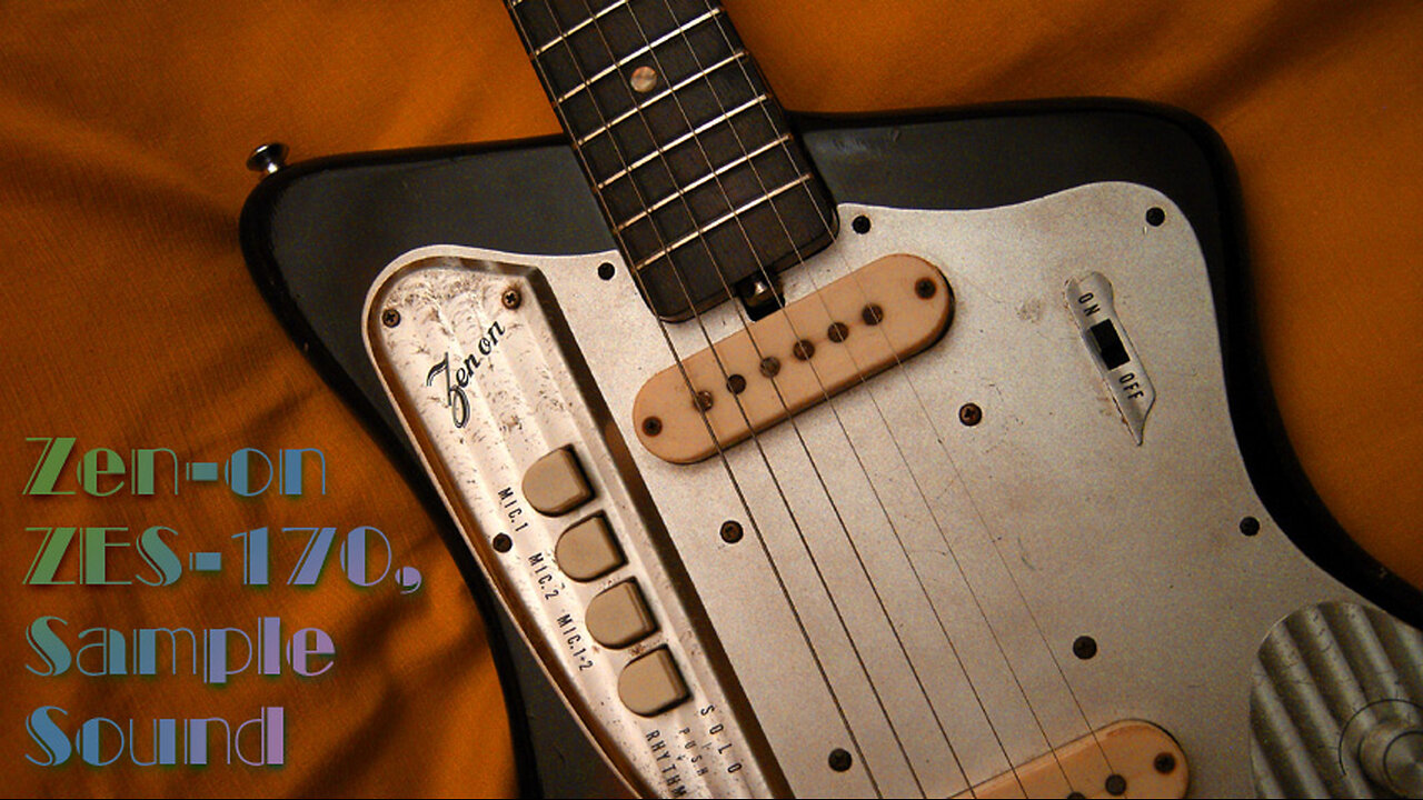 Zen-on ZES-170 add. BOSS DM-2 Delay and VOX V830 DISTORTION BOOSTER Sample Sound