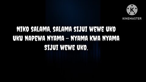 Salama – Barnaba ft. Diamond Platnumz | Lyric Video | VisonLud Studios