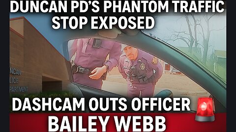 🚨 DUNCAN PD Caught LYING at a STOP SIGN That Has NO LINES 🤦‍♂️ | DASHCAM Saves the Day
