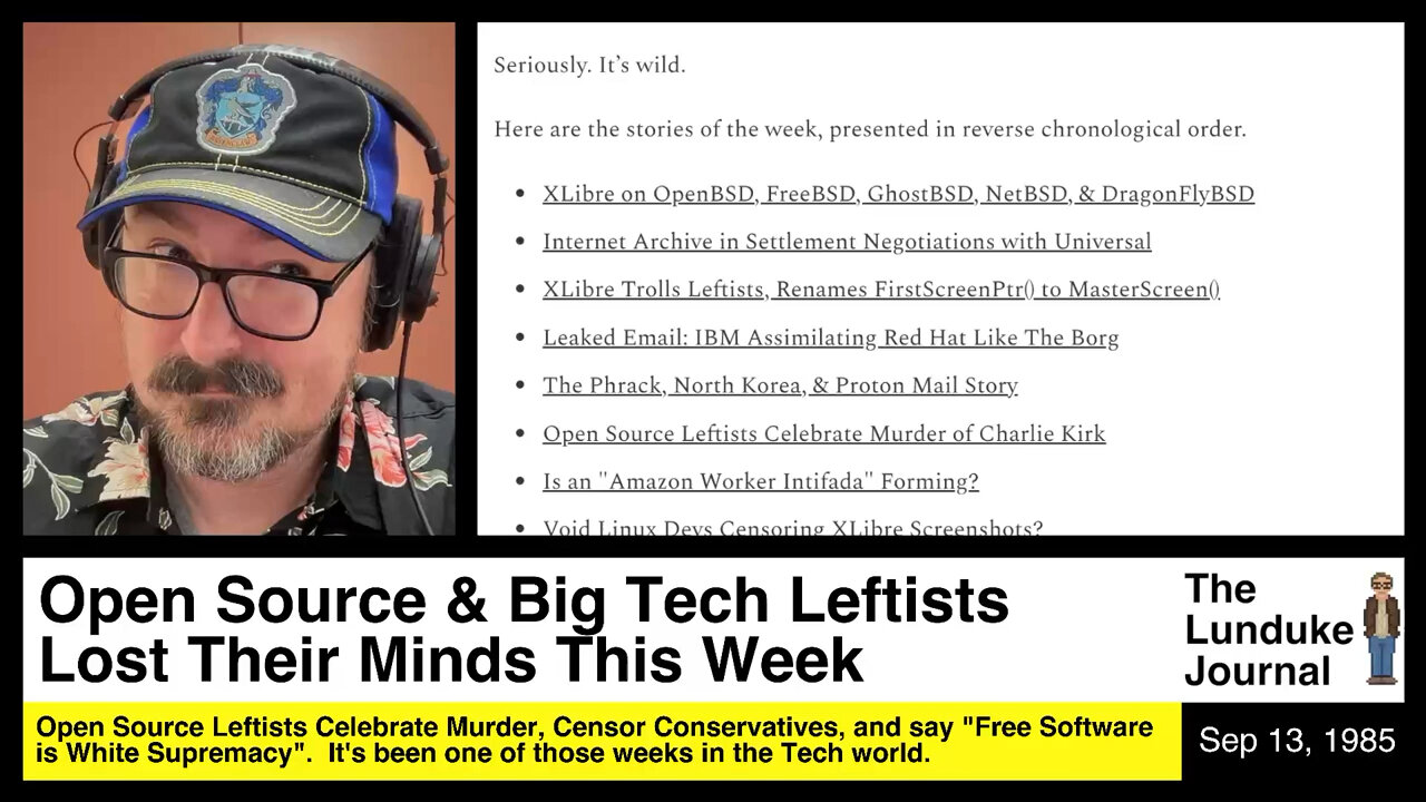 Open Source & Big Tech Leftists Lost Their Minds This Week