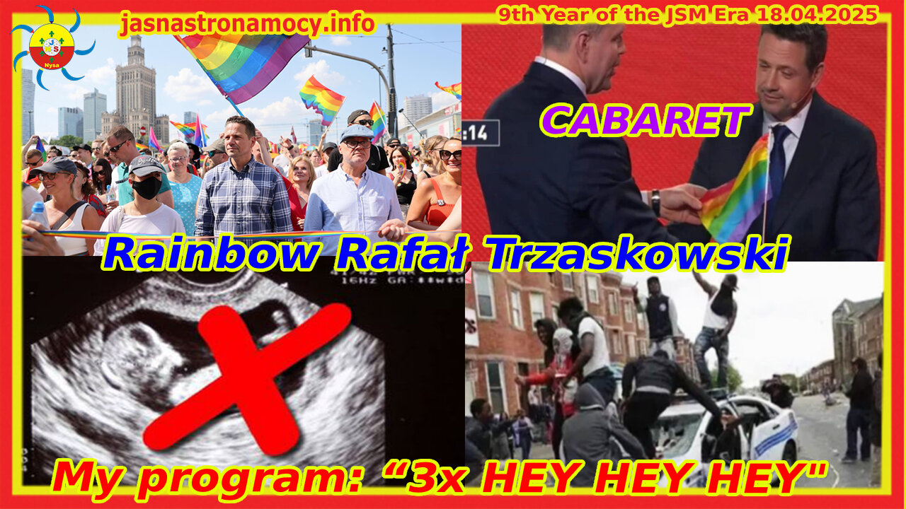 CABARET Rainbow Rafał Trzaskowski My program: "3x HEY HEY HEY"