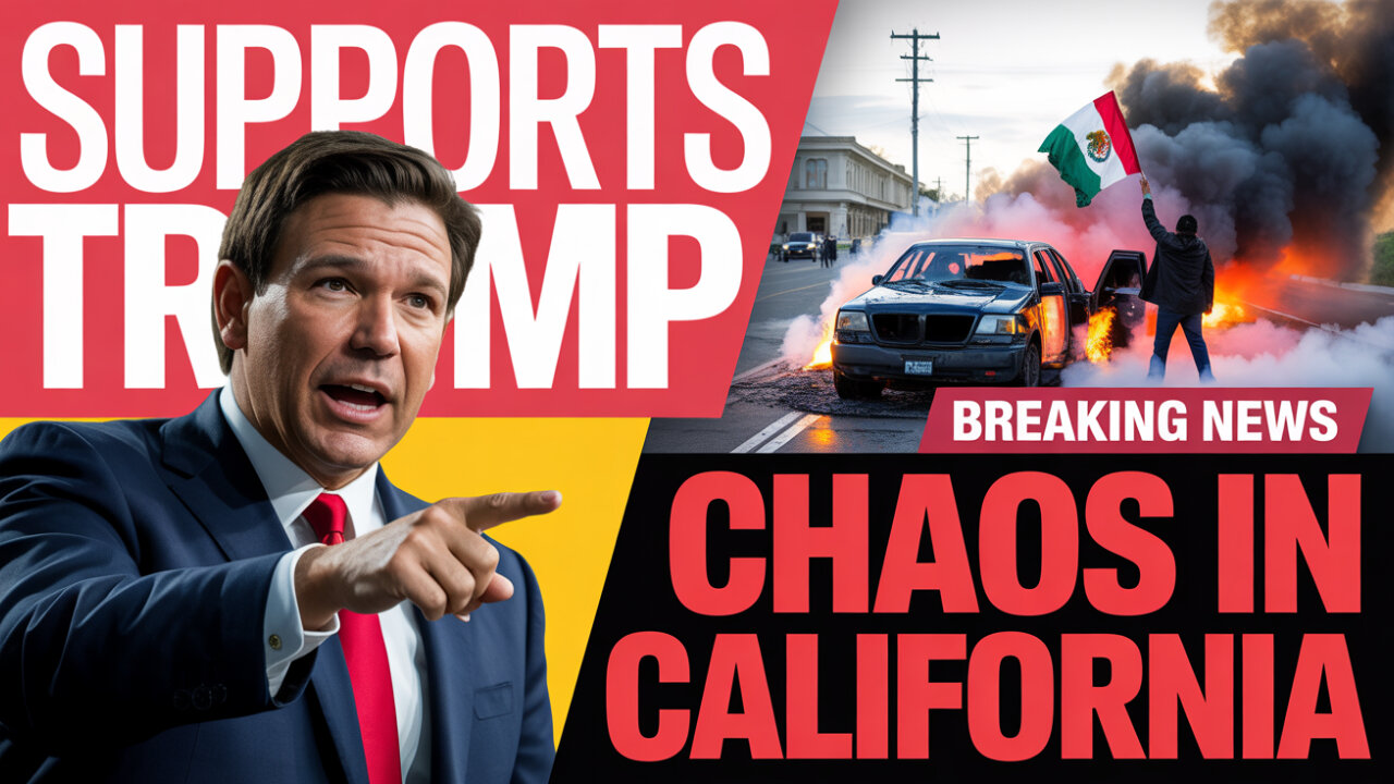 DeSantis Reacts to Trump Sending National Guard to California