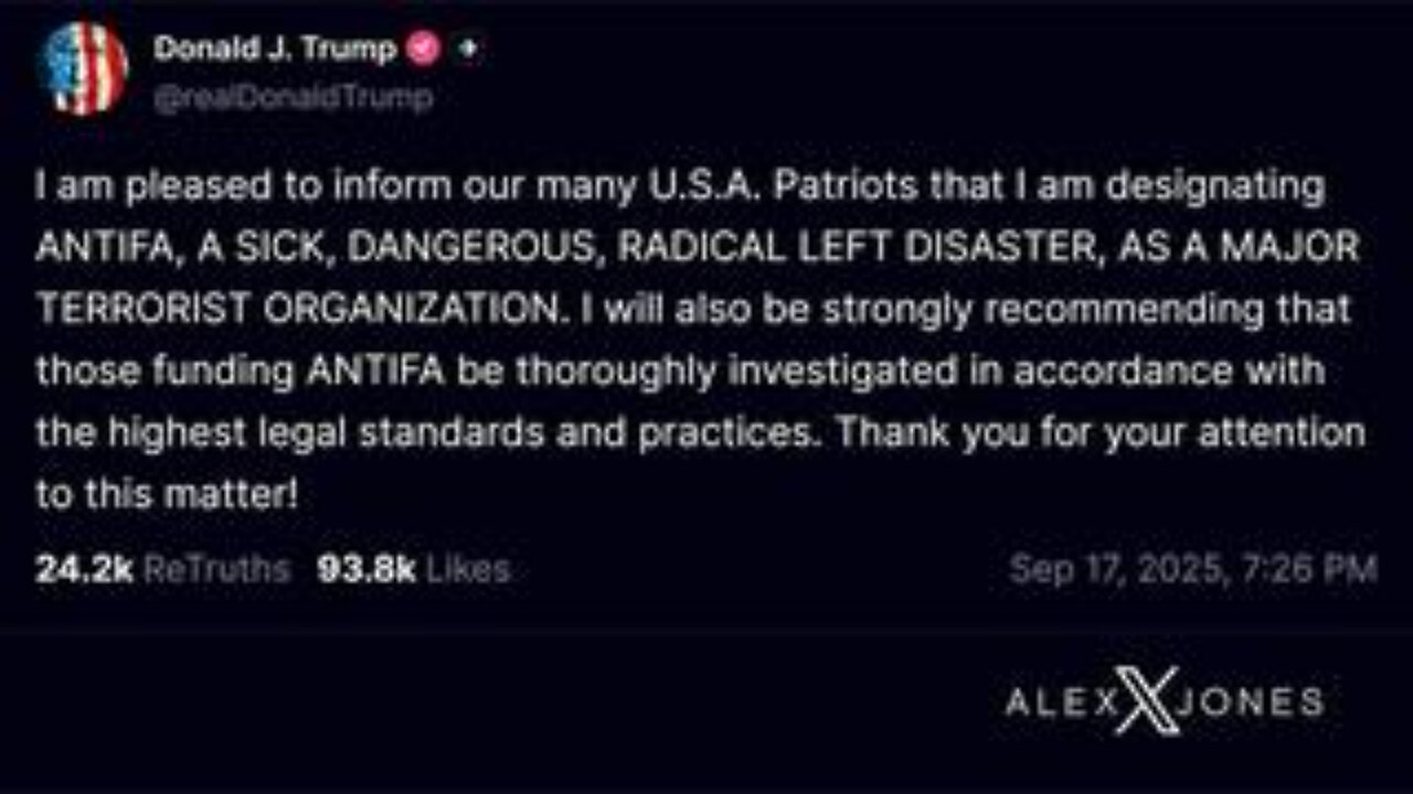 Trump About To Declare ANTIFA & Other Soros Attack Arms As “Terrorist Organizations!”
