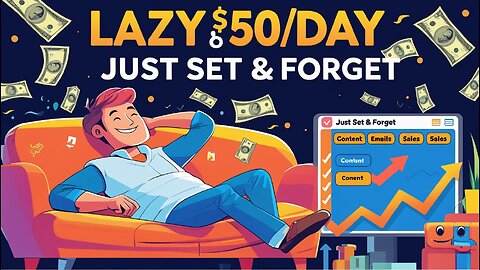 Make AI Do 90% of the Work: $50/Day with This Lazy Automation Stack