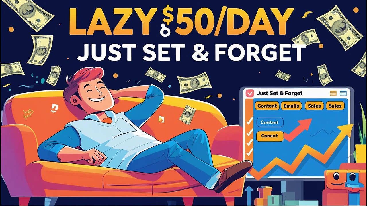 Make AI Do 90% of the Work: $50/Day with This Lazy Automation Stack
