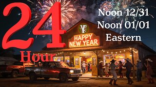 24 Hours for the New Year. Goodbye 2025, Don't let the door hit ya where the Good Lord split ya!