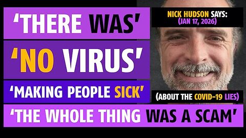 'There was no virus... It was all a scam,' says Nick Hudson