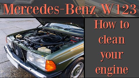Mercedes Benz W123 - How to clean the inside of your old engine tutorial