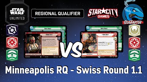 Star Wars Unlimited - Set 4 Minneapolis RQ - Round 1.1: Boba Fett (JTL) vs. Han Solo (SHD)