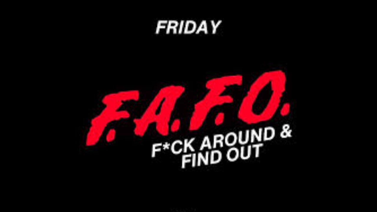 From the weekday to the weekend this is FAFO #8