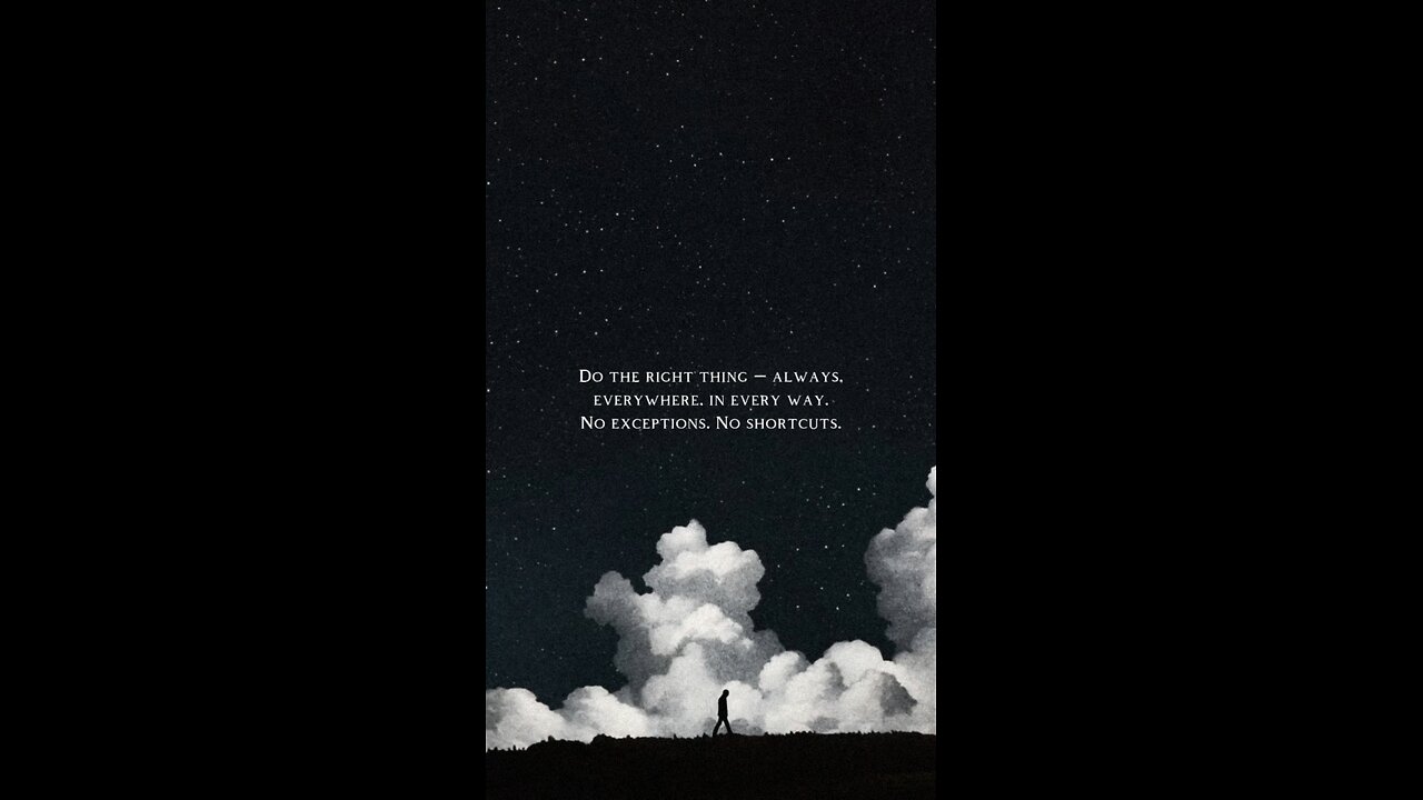 Right Thing, Every Moment