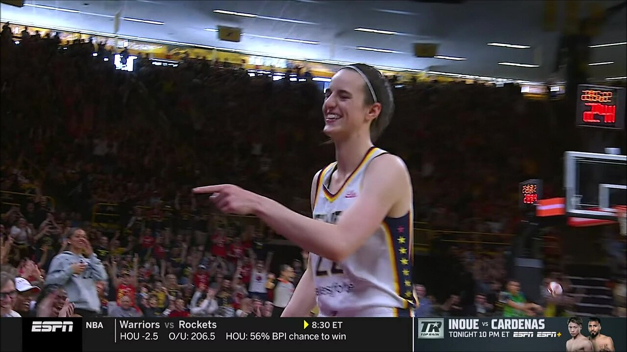 🤯 Caitlin Clark LOGO 3 BEYOND spot she BROKE NCAA scoring record! Indiana Fever women's basketball