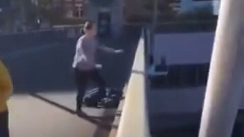 A Couple Committing Suicide Together, Jumping Off Of Overpass In Front Of A Little Girl In Sydney