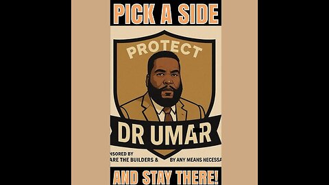 DR UMAR SAID LET'S GET READY TO MARCH