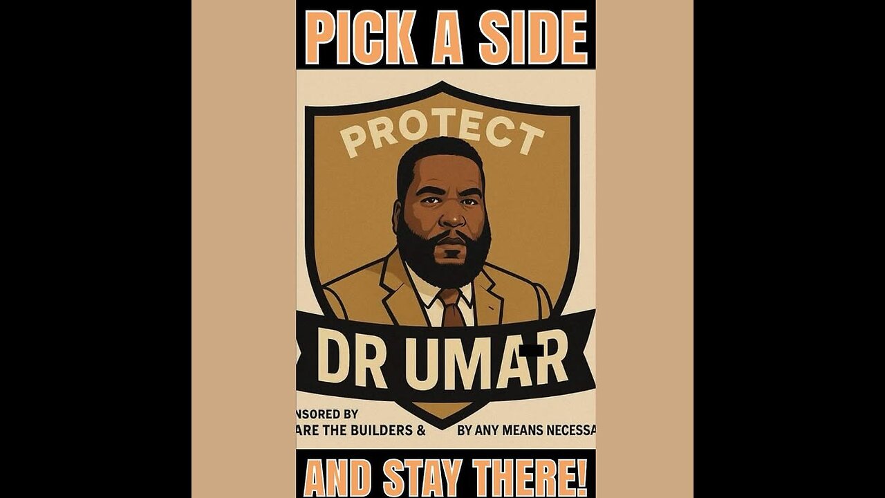 DR UMAR SAID LET'S GET READY TO MARCH