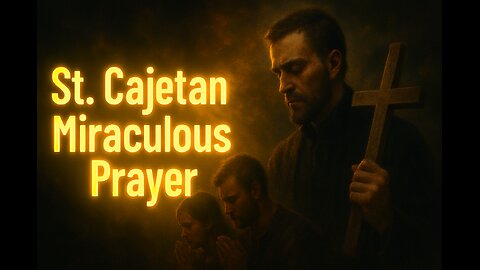 Miraculous Prayer to St. Cajetan 🙏 Patron Saint of Job Seekers & Financial Help