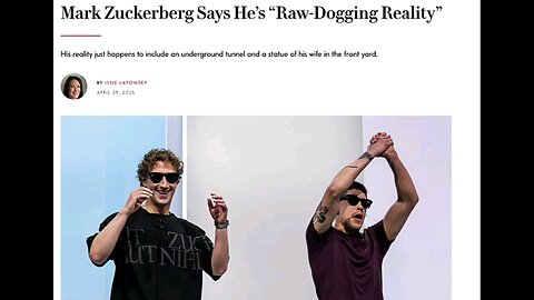 Mark Zuckerberg Rigging Reality