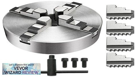 VEVOR Lathe Chuck K12-125 5 Inch 4-JawMini Lathe Chuck Quality Cast Iron Review