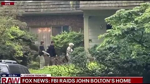 The FBI raid on John Bolton's house is still going on five hours later.