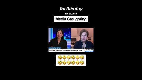 FLASHBACK: Media gaslighting the naive before the debate